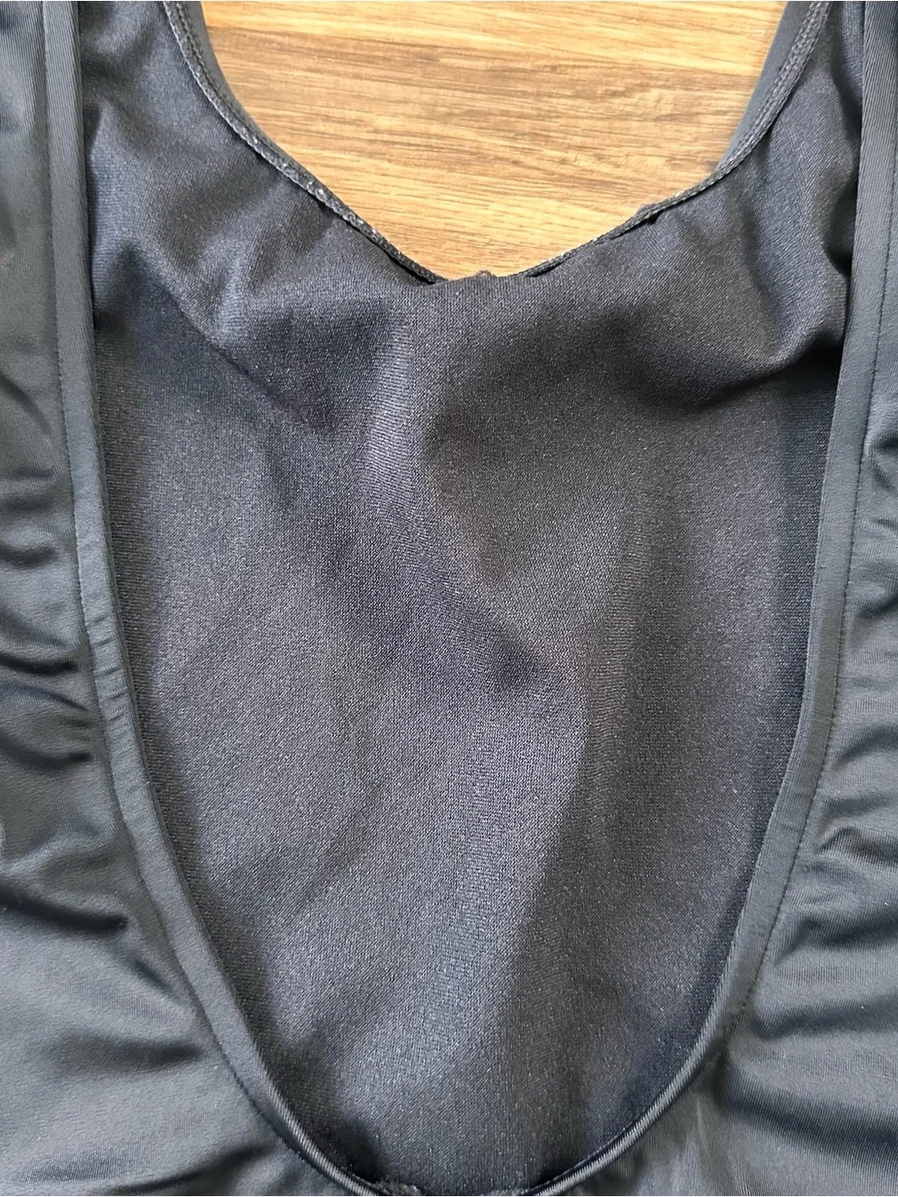 Onia‎ One Piece Swimsuit Womens Large Black Scoop Neck Classic Beach Modest EUC